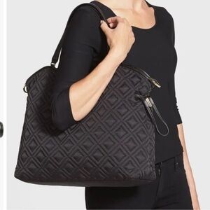Tory Burch Quilted Slouchy Diaper Bag